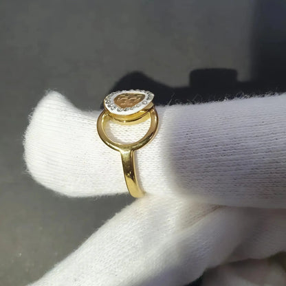 Adjustable Gold-Plated Ring ZYORA