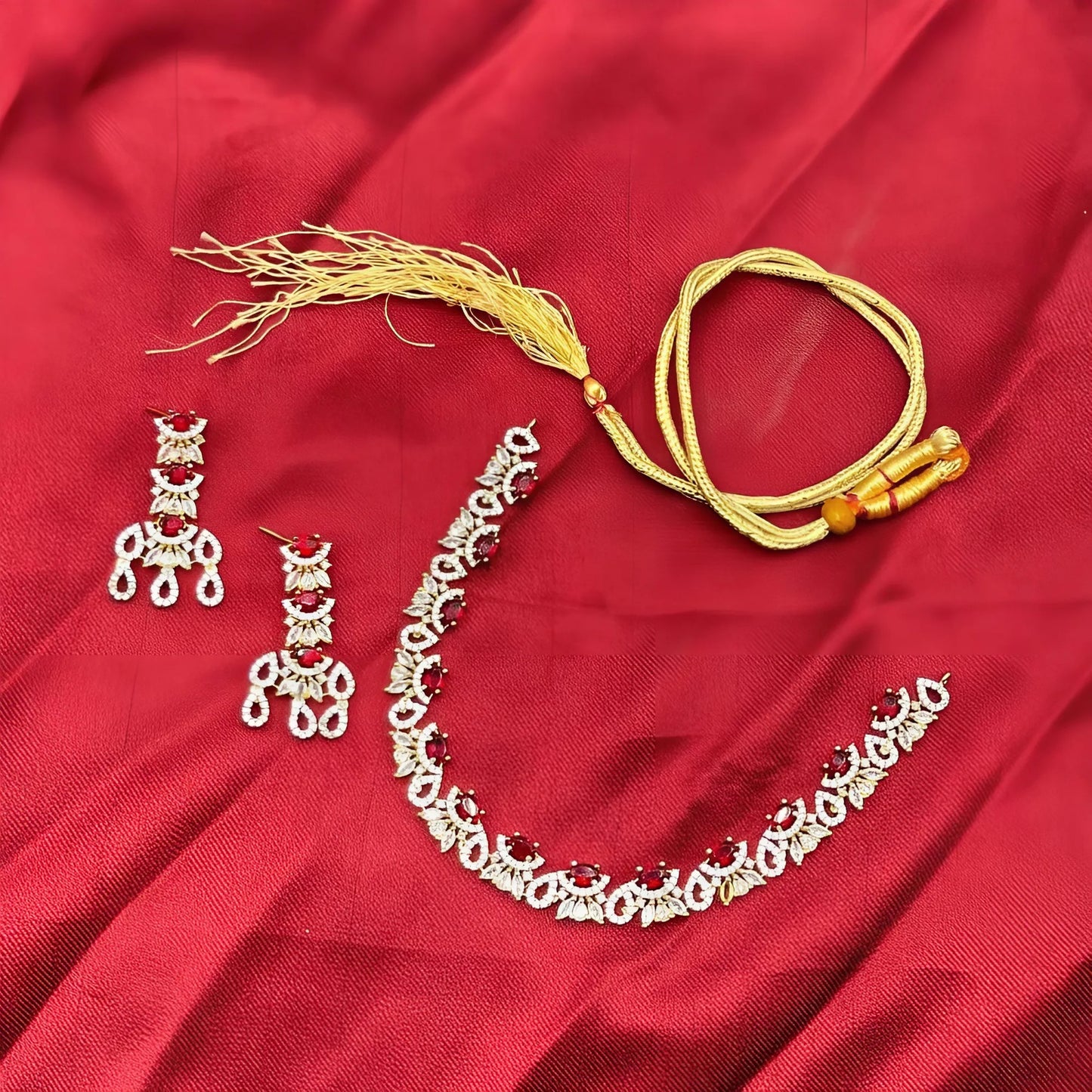 Gold-Plated Jewelry Set – Radiant 3-Piece Collection