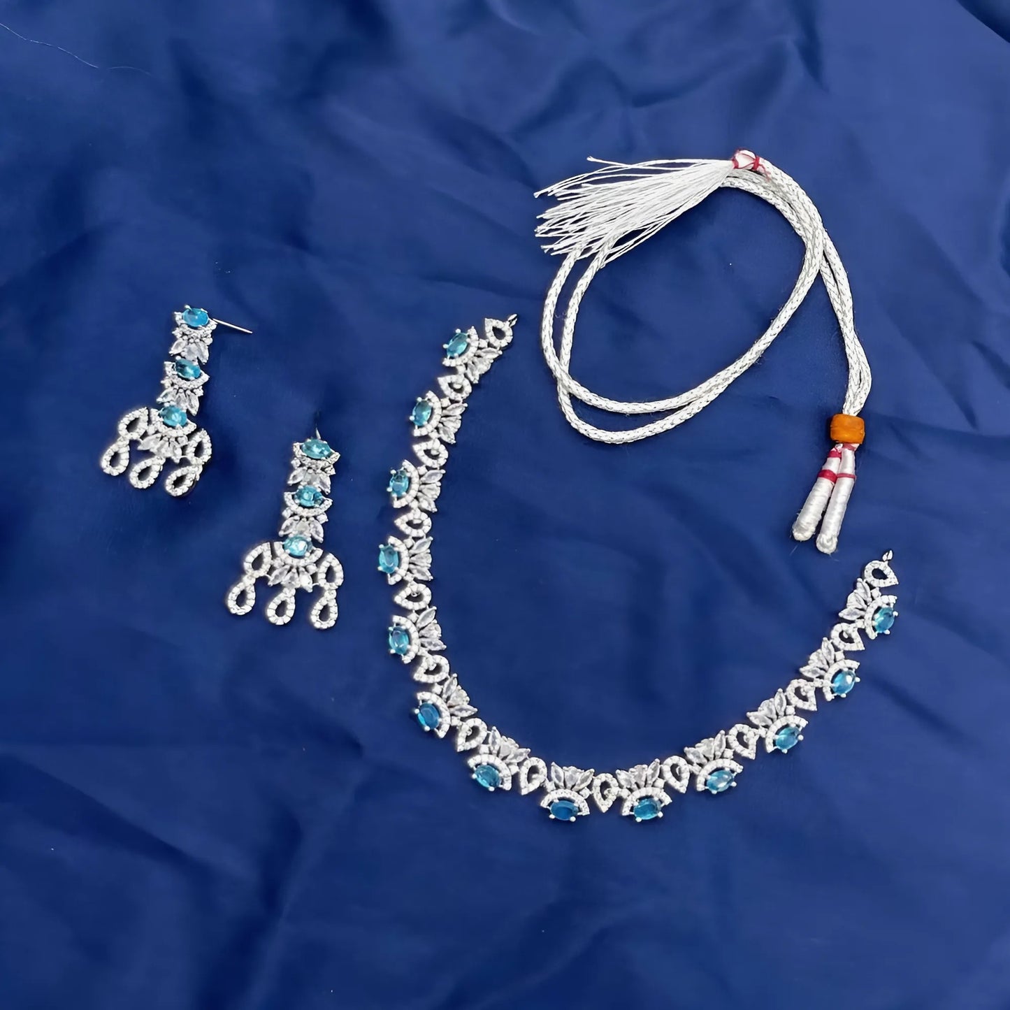 Silver-Plated Jewelry Set – Elegant 3-Piece Collection