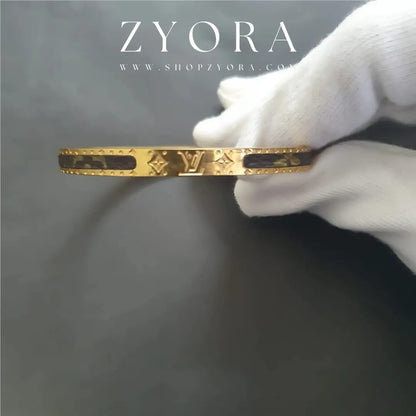 Gold-Plated Metal Bracelet ZYORA