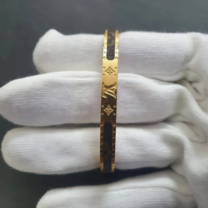 Gold-Plated Metal Bracelet ZYORA