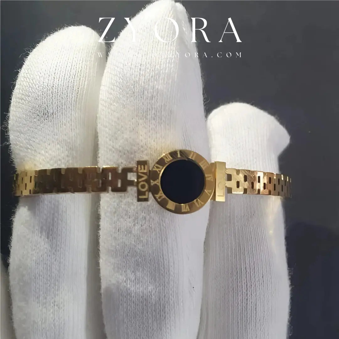 Gold-Plated Modern Bracelet ZYORA